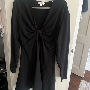 A.L.C. Black Knot Front Dress